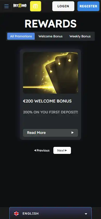 Betzino Casino screenshot 6