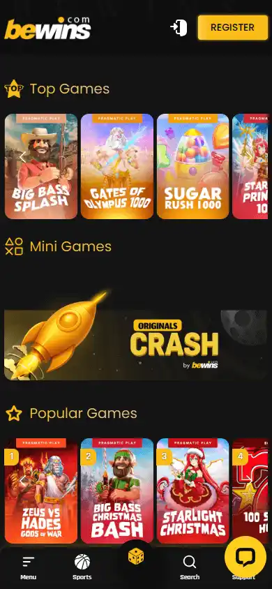 Bewins Casino screenshot 5