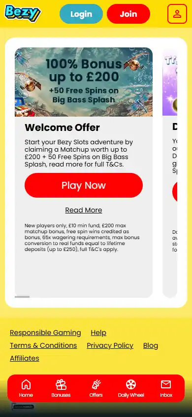 Bezy Casino screenshot 7