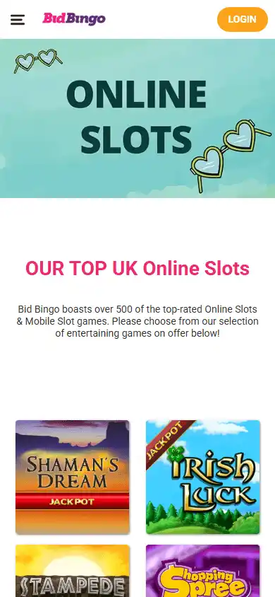 Bid Bingo Casino screenshot 4