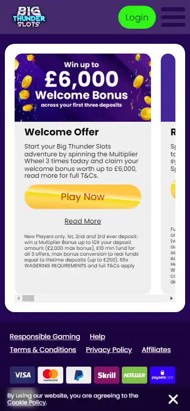 Big Thunder Slots Casino IE screenshot 7
