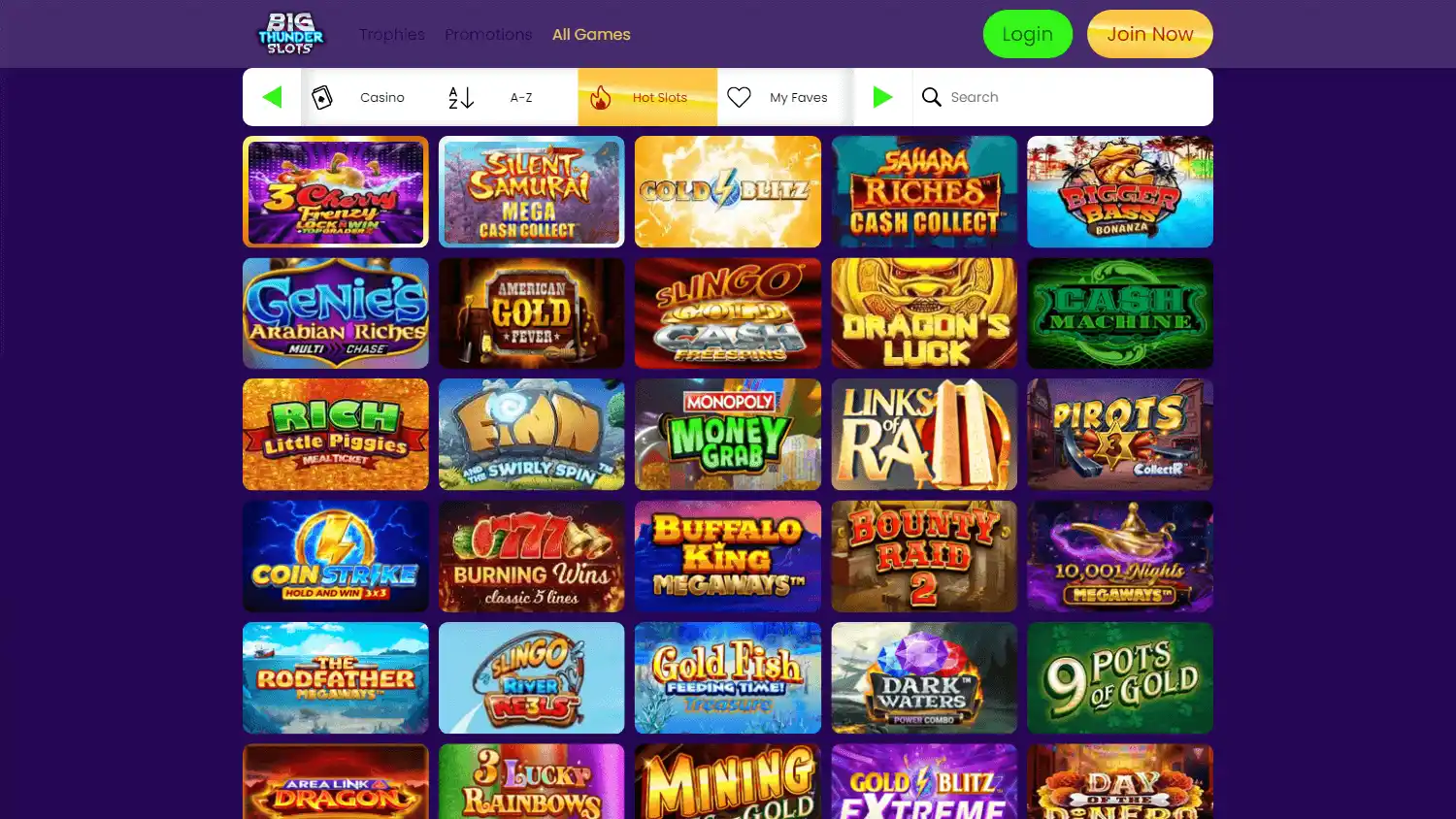 Big Thunder Slots Casino NZ screenshot 2