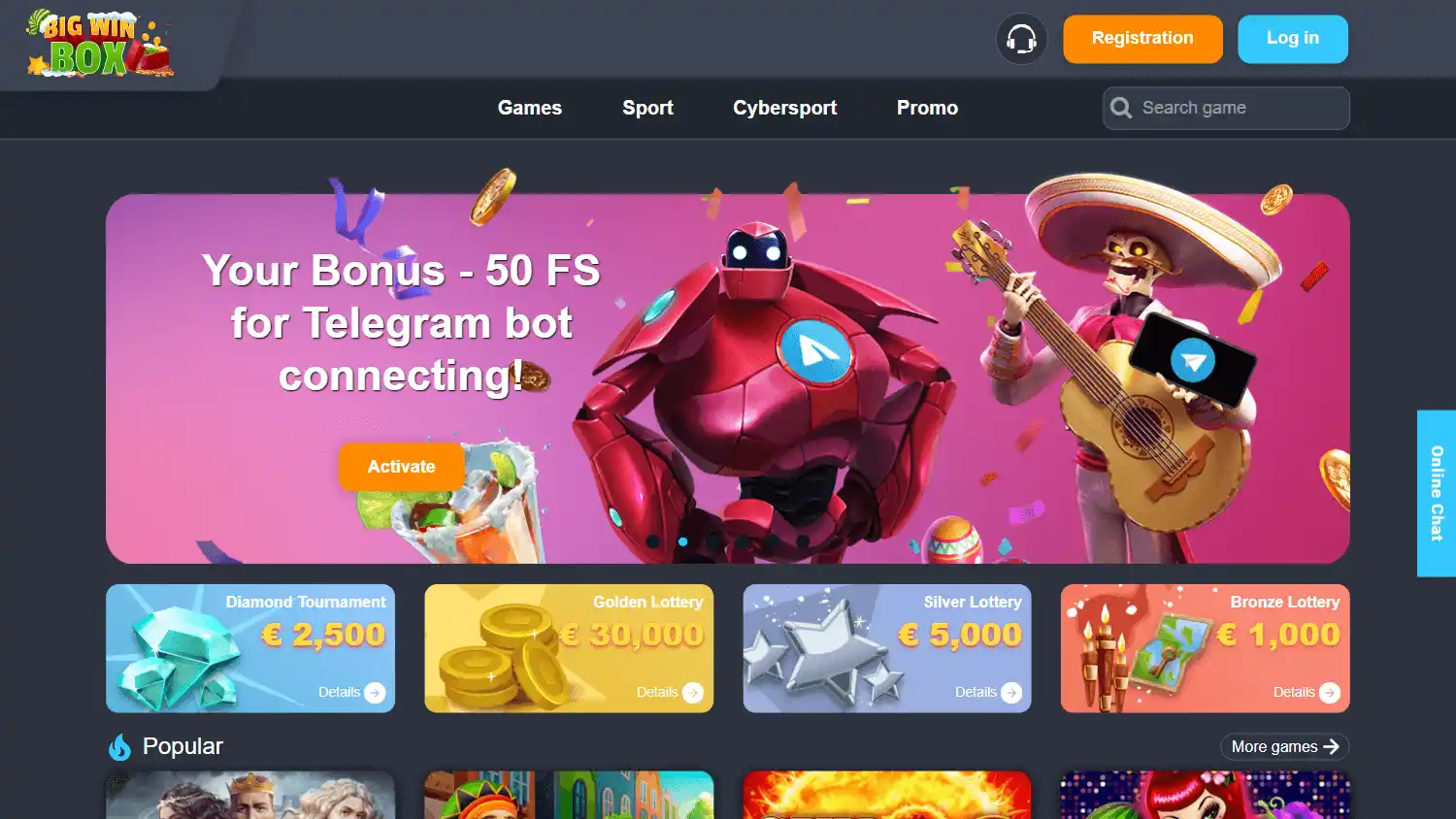 Big Win Box Casino screenshot 1