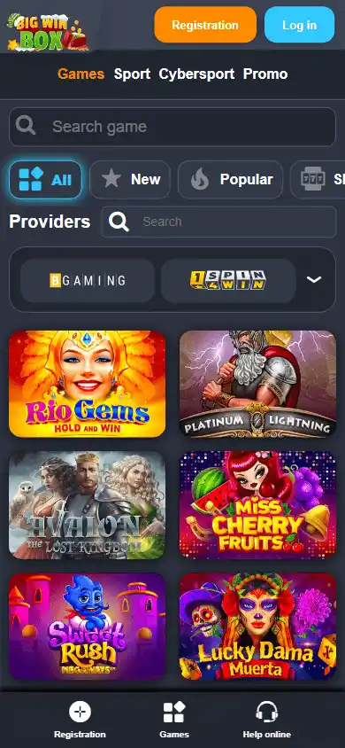 Big Win Box Casino screenshot 5