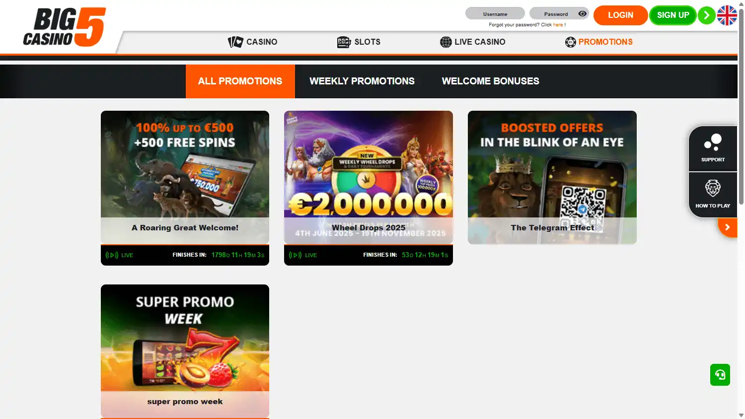 Big5Casino screenshot 3