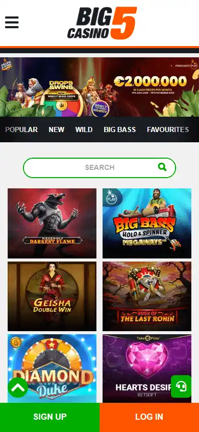 Big5Casino screenshot 5
