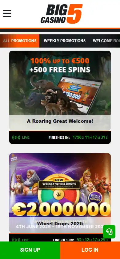 Big5Casino screenshot 6