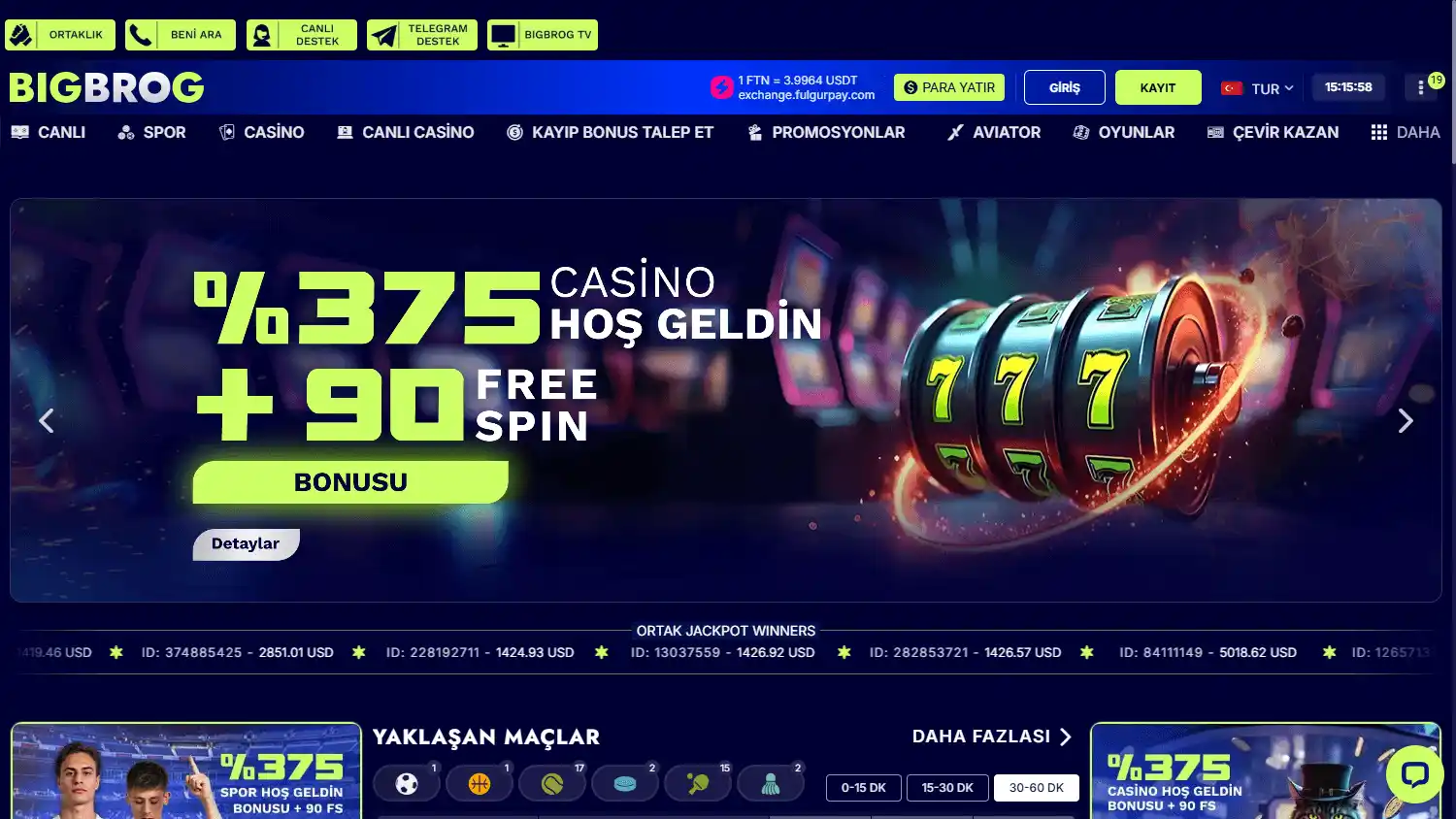BigBrog Casino screenshot 1