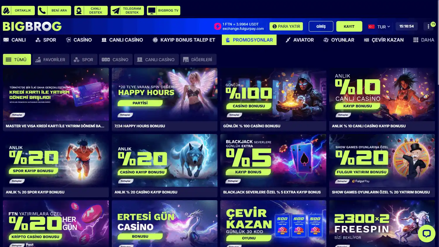 BigBrog Casino screenshot 3