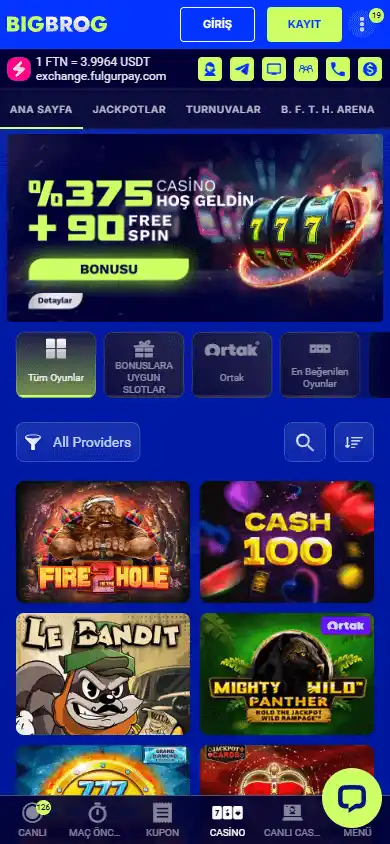 BigBrog Casino screenshot 5