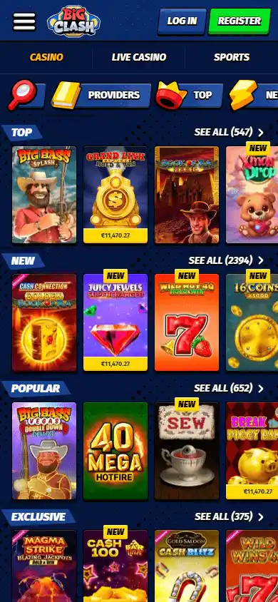 BigClash Casino screenshot 5