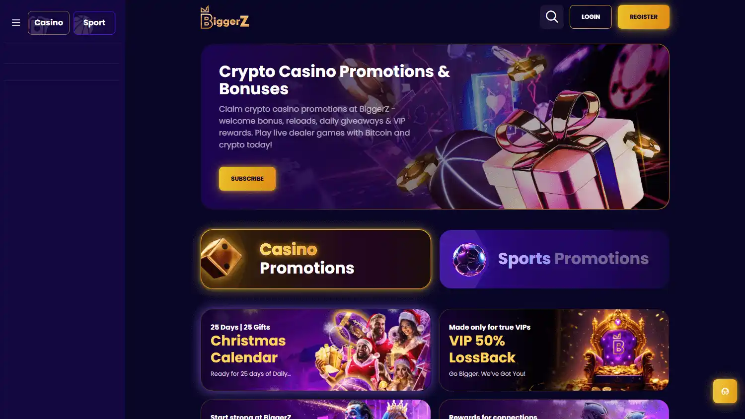BiggerZ Casino screenshot 3
