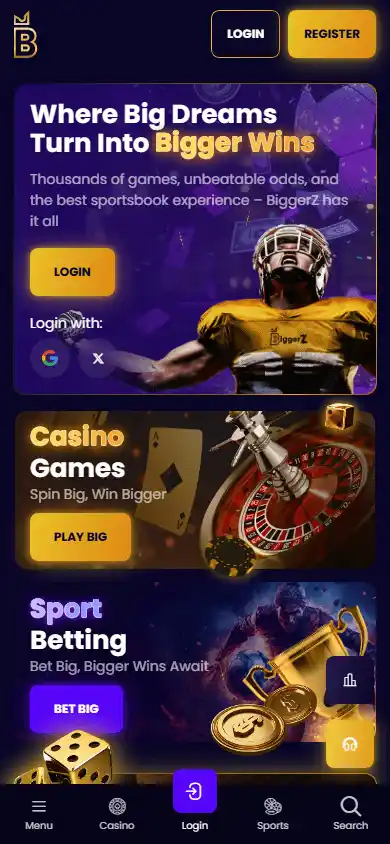 BiggerZ Casino screenshot 4