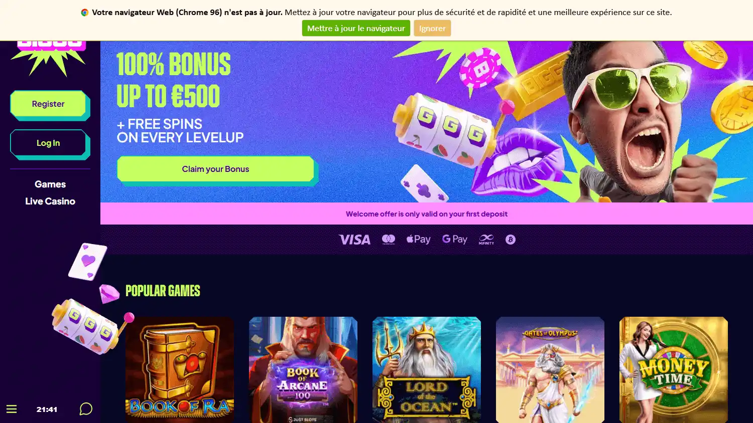 Biggg Casino screenshot 1