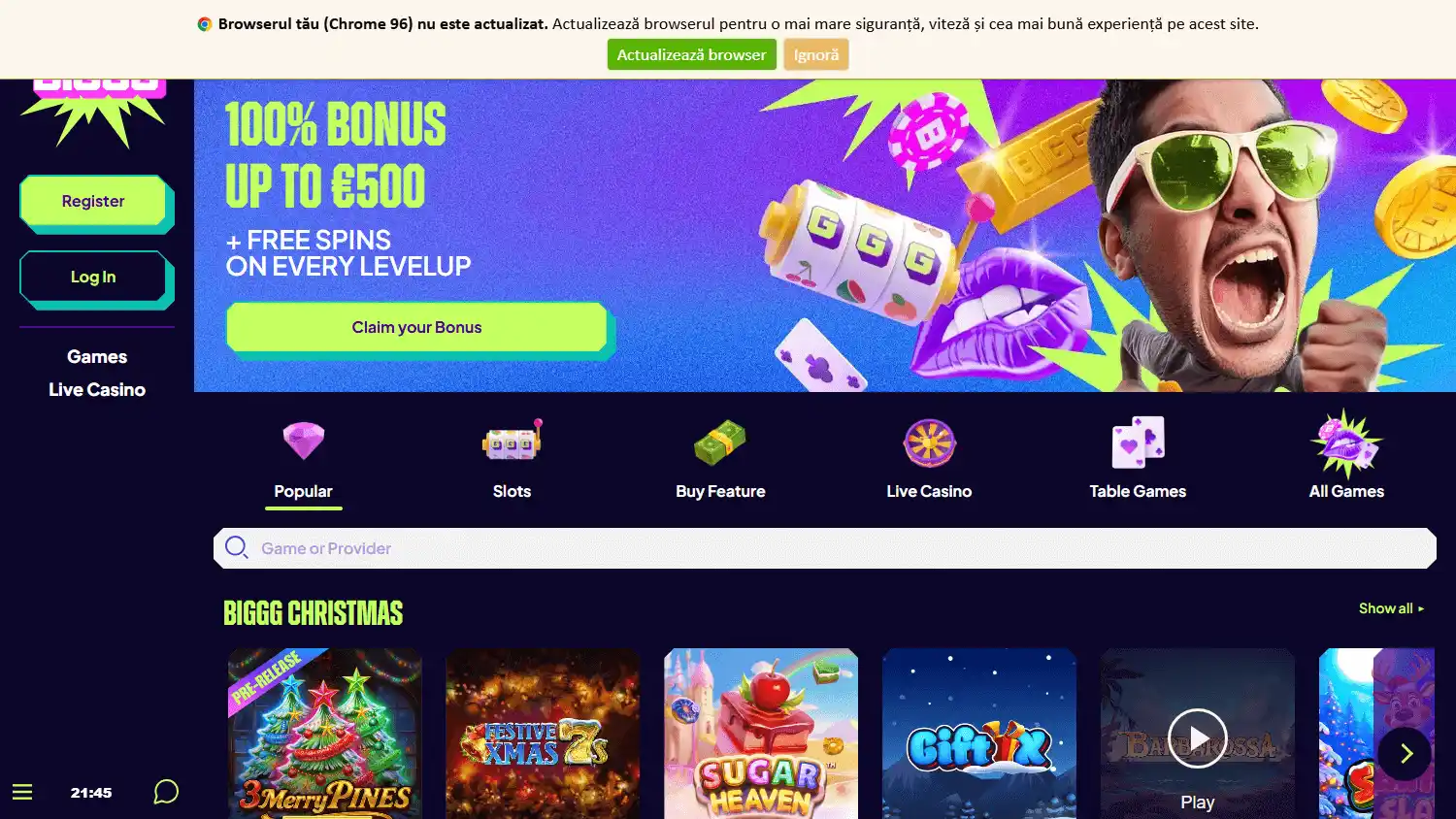 Biggg Casino screenshot 2