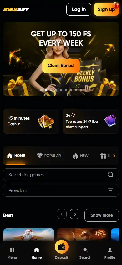 Bigs.bet Casino screenshot 4