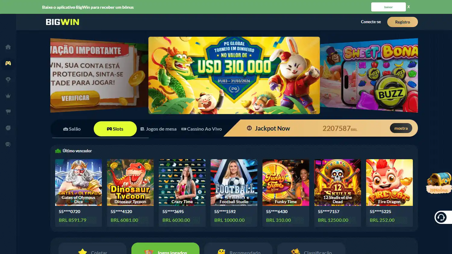 BIGWIN Casino screenshot 2