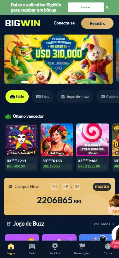BIGWIN Casino screenshot 4