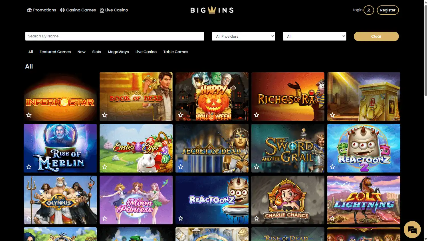 BigWins Casino screenshot 2