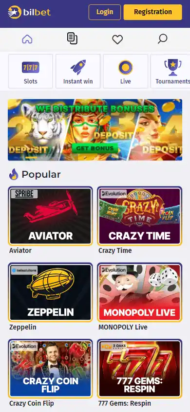 Bilbet Casino screenshot 3