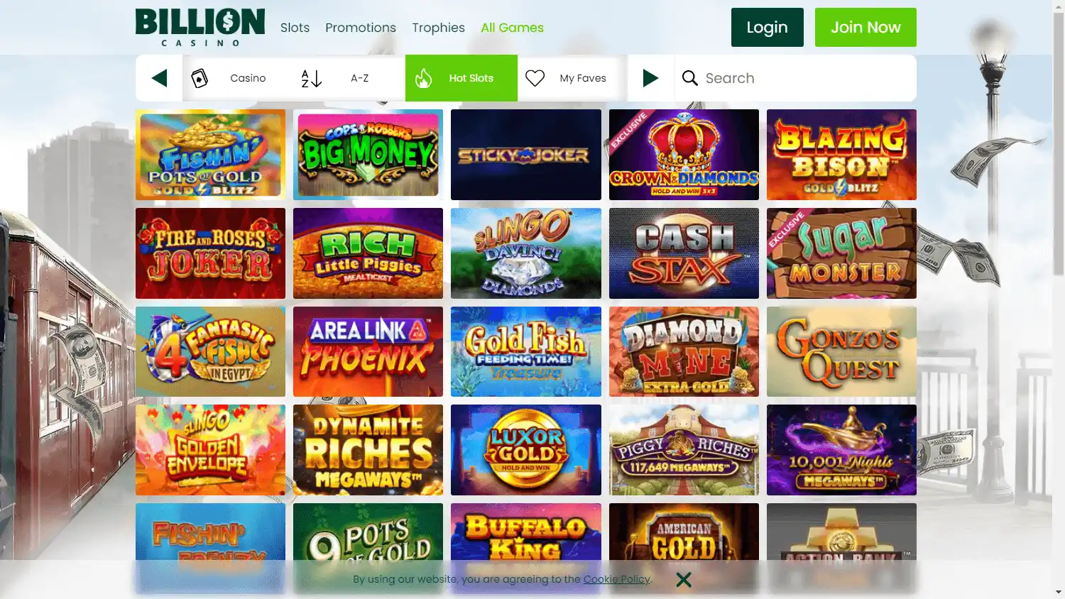 Billion Casino screenshot 2