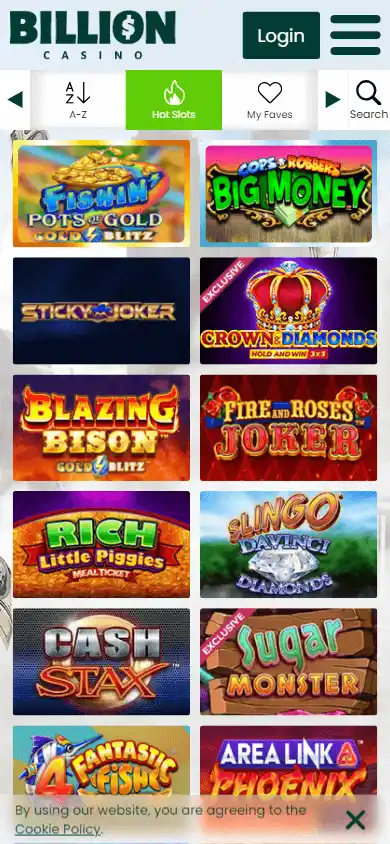 Billion Casino screenshot 5