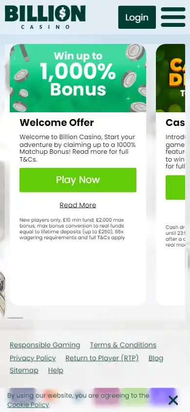 Billion Casino screenshot 6