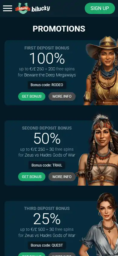 Bilucky Casino screenshot 6