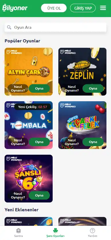 Bilyoner Casino screenshot 5