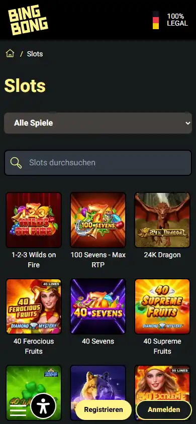 BingBong Casino screenshot 5