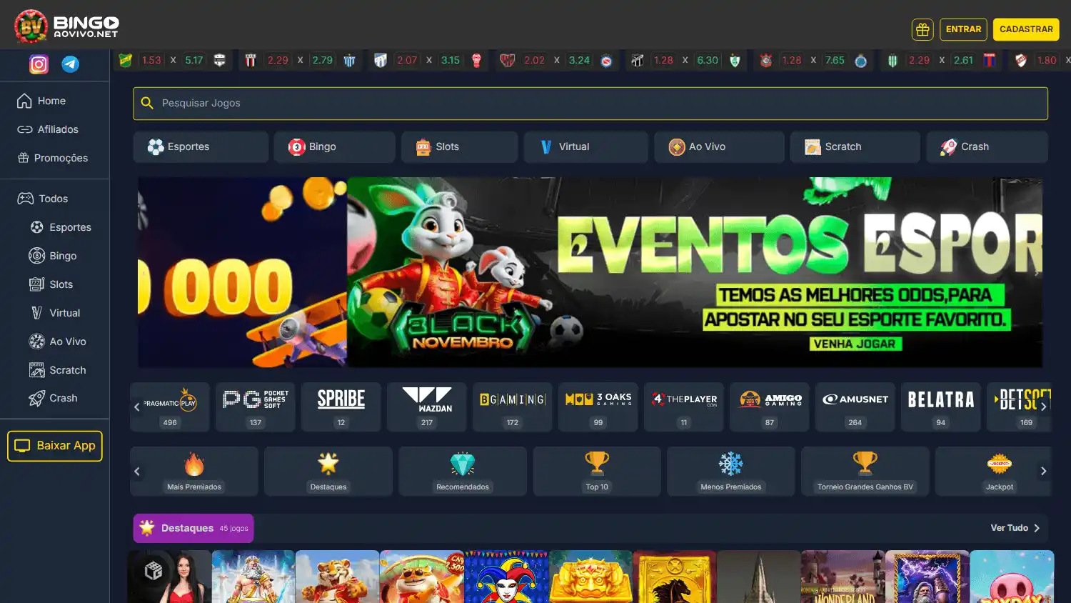 Bingo ao Vivo Casino screenshot 1