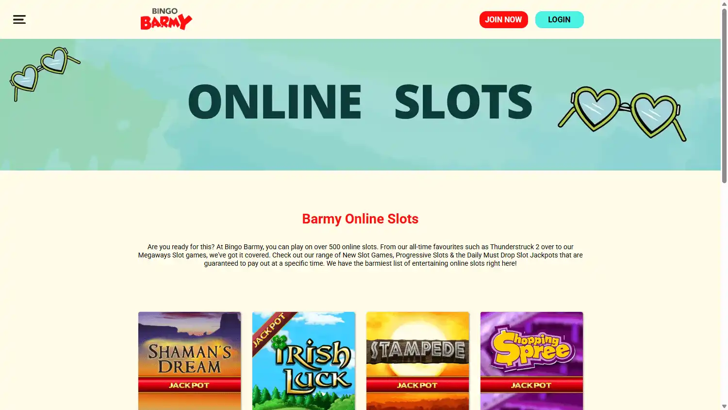 Bingo Barmy Casino screenshot 2
