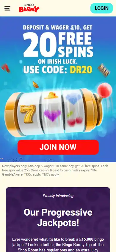 Bingo Barmy Casino screenshot 3