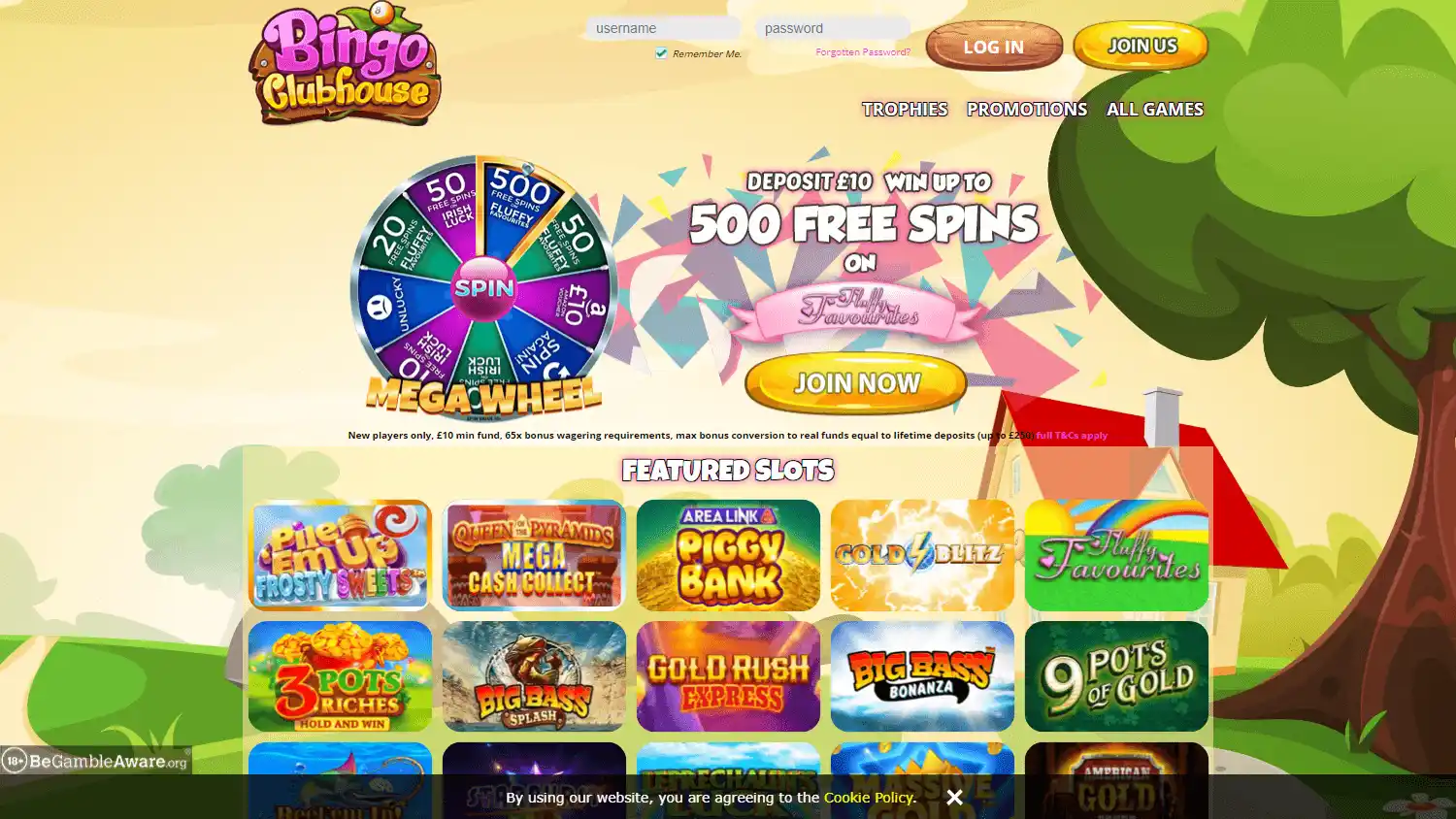 Bingo Clubhouse Casino screenshot 1