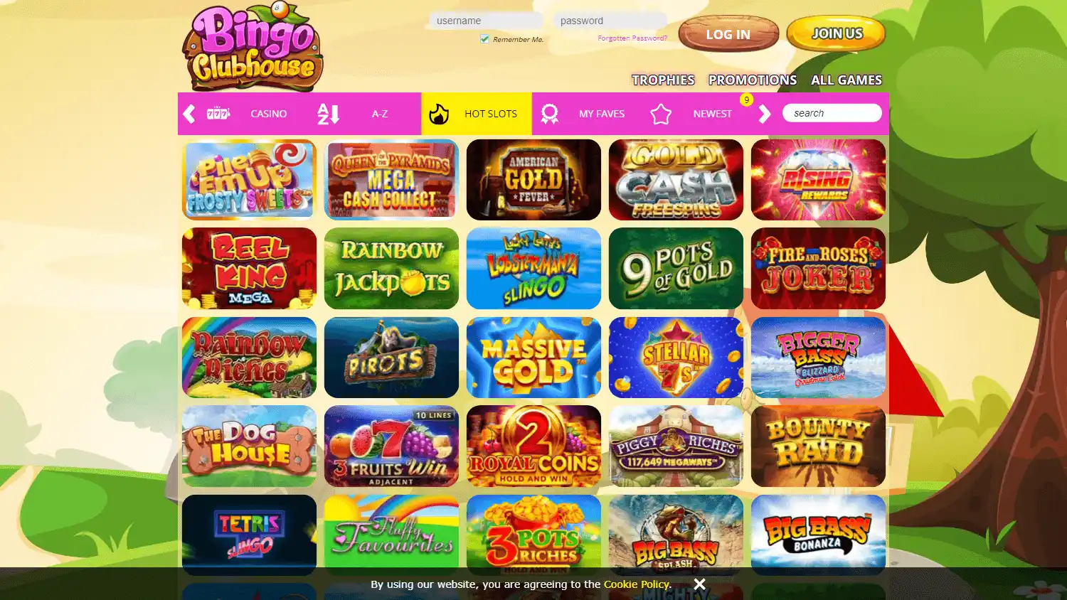 Bingo Clubhouse Casino screenshot 2