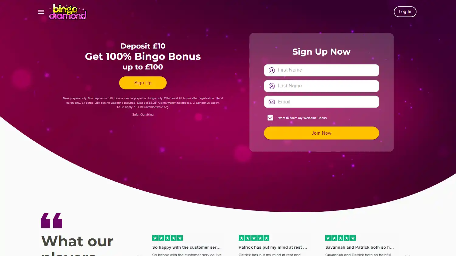 Bingo Diamond Casino screenshot 1