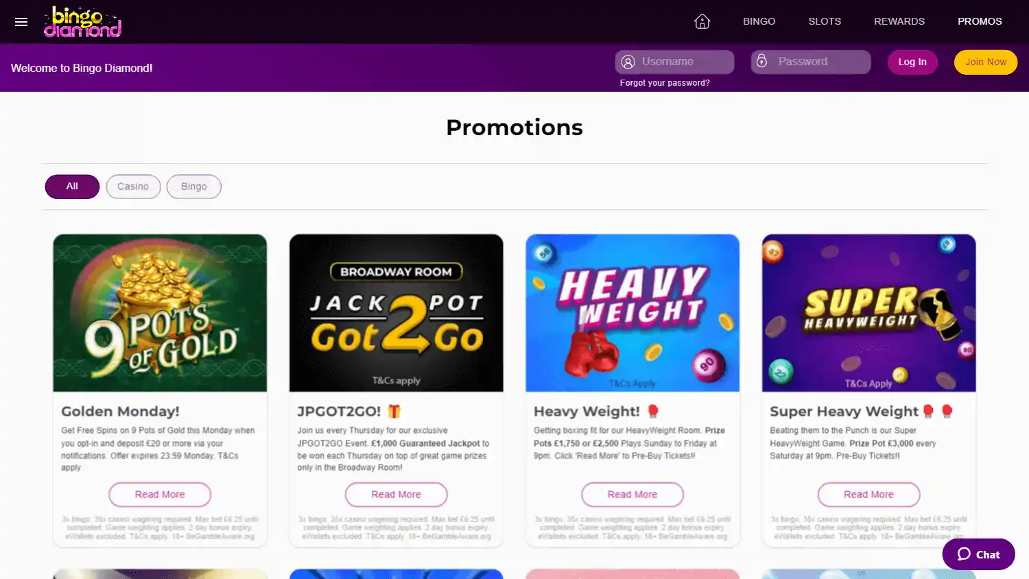 Bingo Diamond Casino screenshot 3