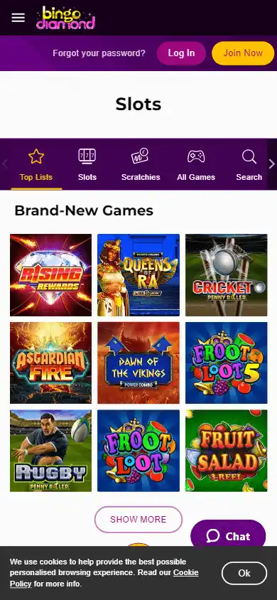 Bingo Diamond Casino screenshot 5