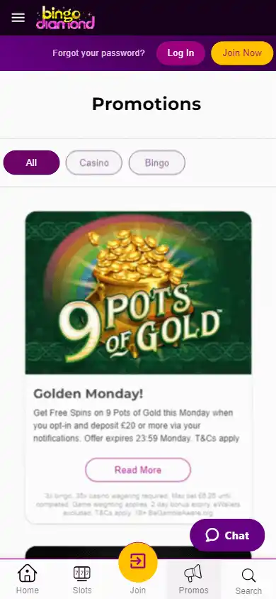 Bingo Diamond Casino screenshot 6