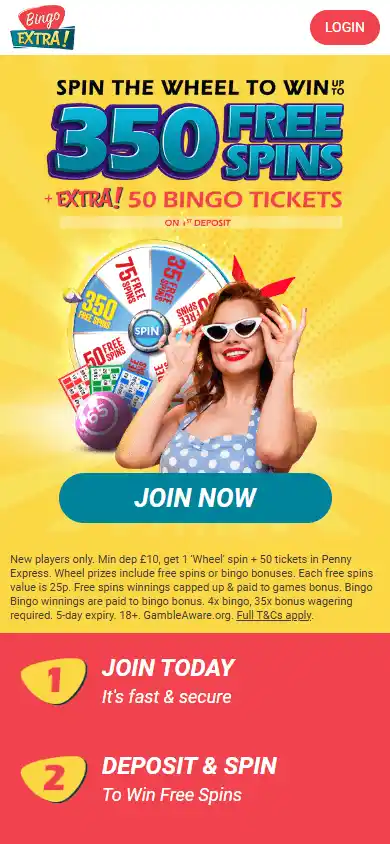 Bingo Extra Casino screenshot 2