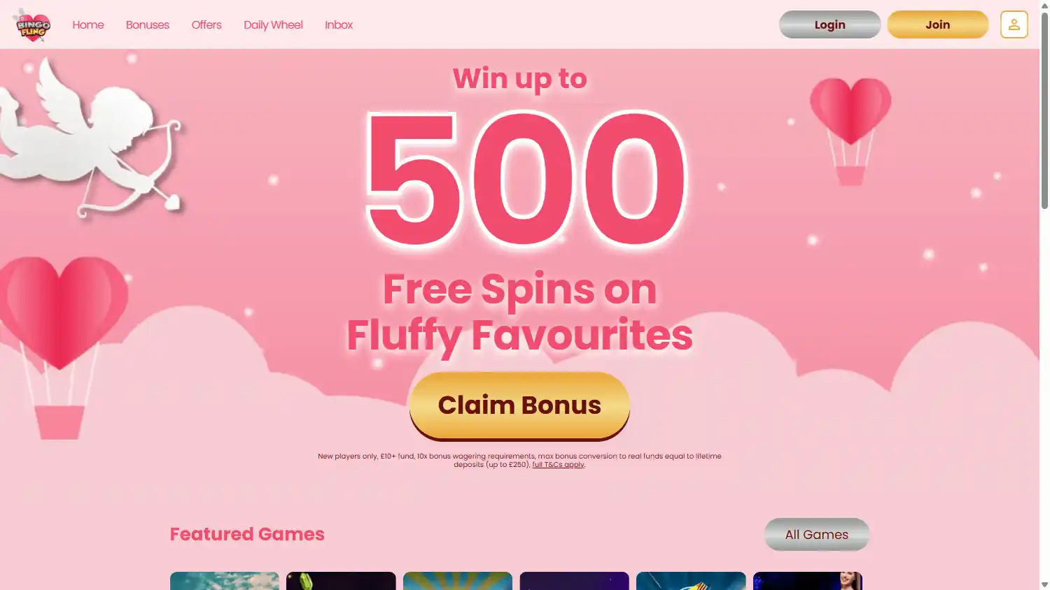 Bingo Fling Casino screenshot 1