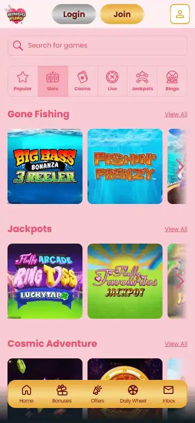 Bingo Fling Casino screenshot 5