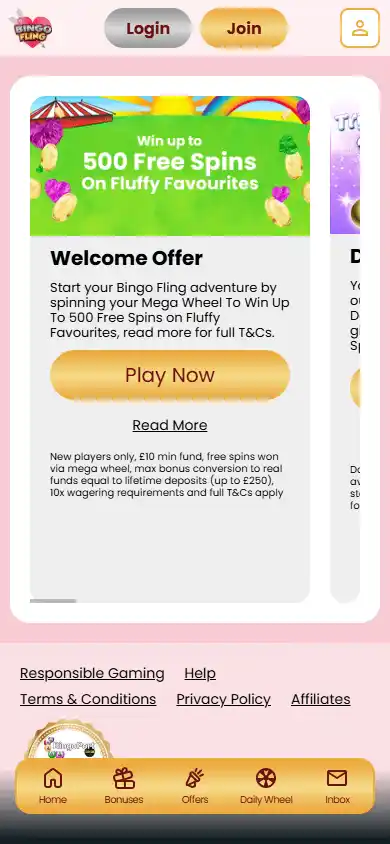 Bingo Fling Casino screenshot 6