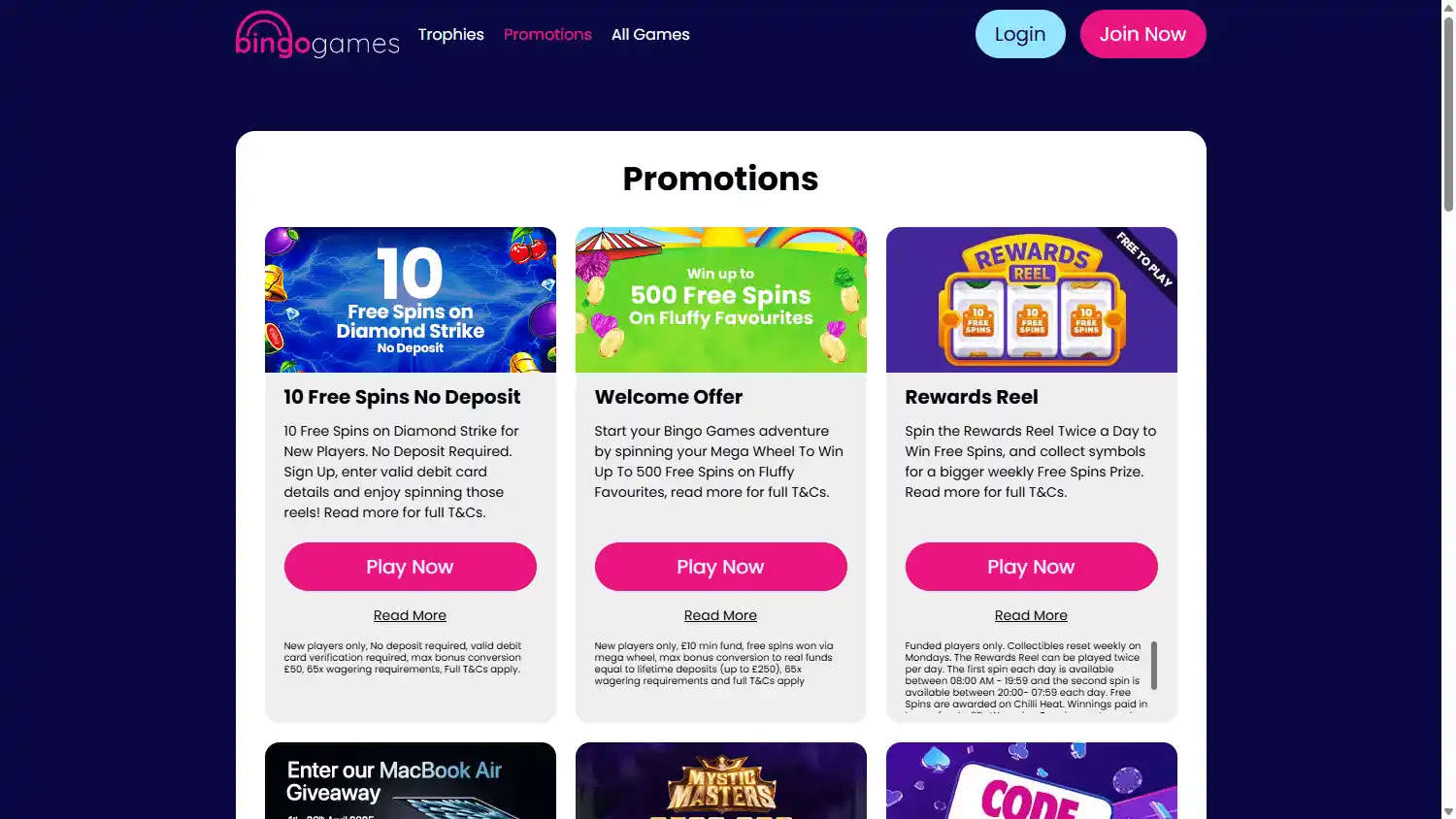 Bingo Games Casino screenshot 3