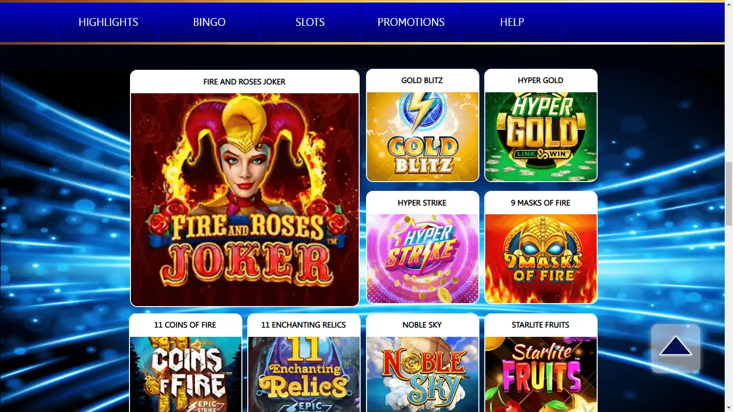 Bingo Hollywood Casino screenshot 2