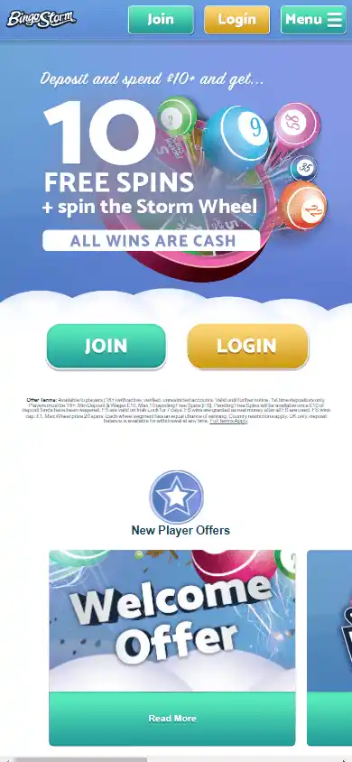 Bingo Storm Casino screenshot 4