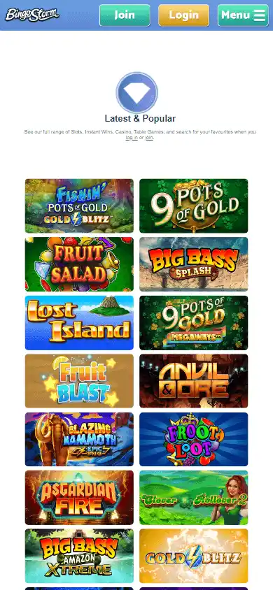 Bingo Storm Casino screenshot 5