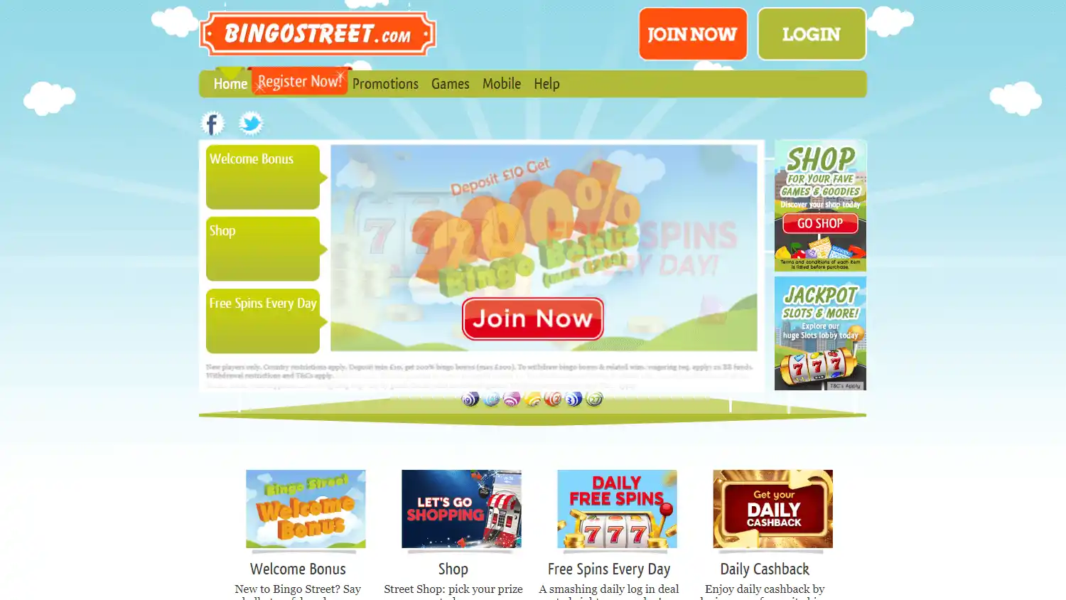 Bingo Street Casino screenshot 1