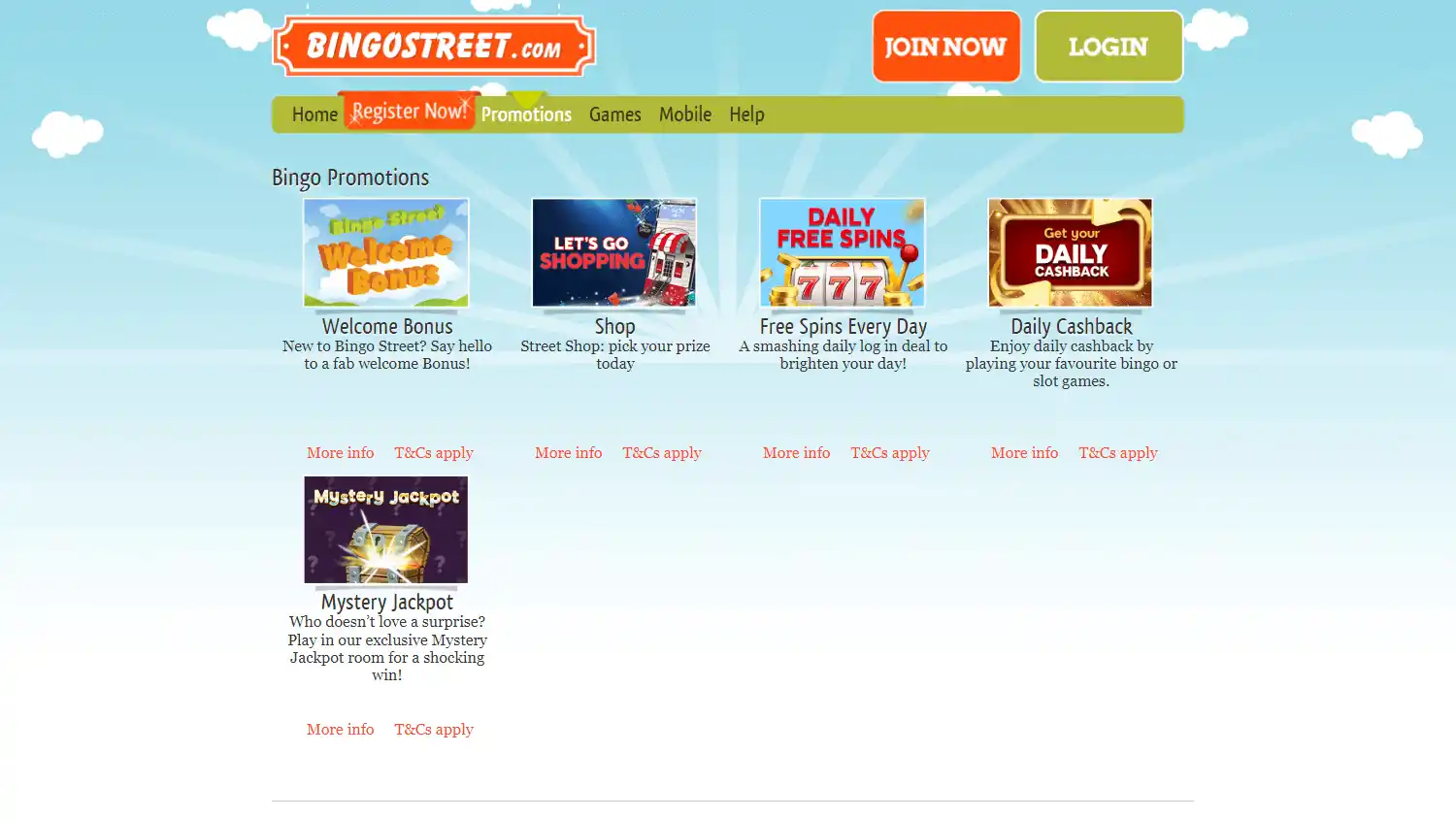 Bingo Street Casino screenshot 2