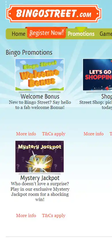 Bingo Street Casino screenshot 4